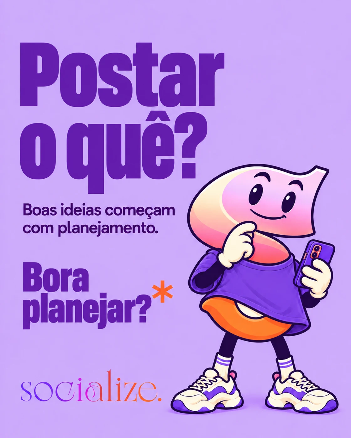 Post da Socialize sobre planejamento de conteúdo